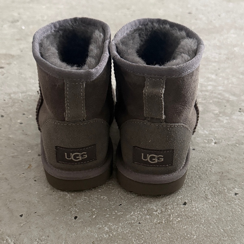 UGG Gray Shearling Boots